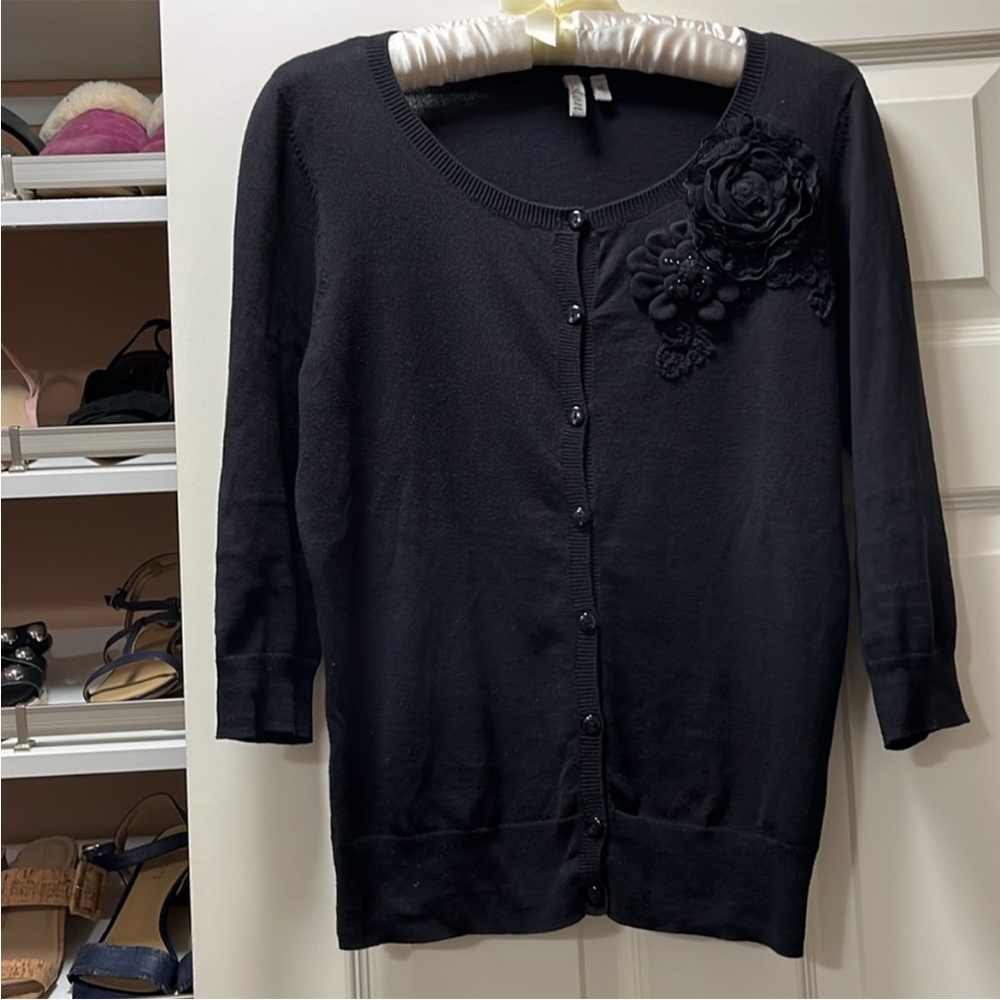 Caslon Black Cardigan